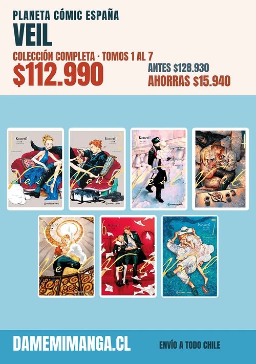 Veil Colección Completa (7 tomos) – Planeta Cómic España