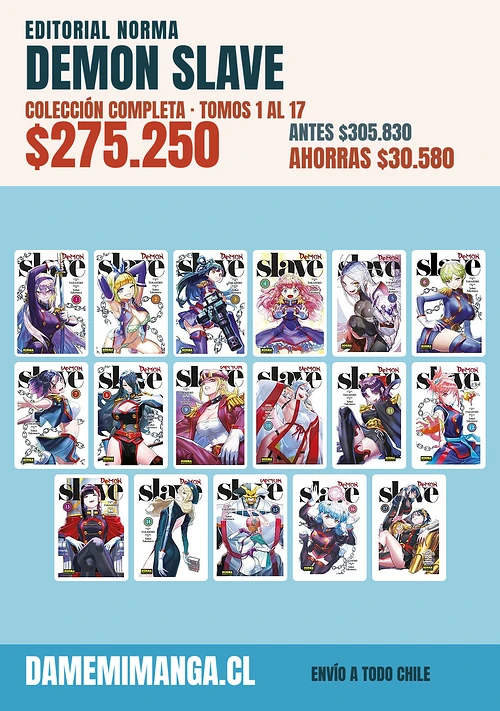Demon Slave Colección Completa (17 tomos) – Editorial Norma