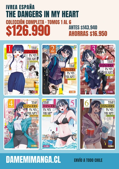 The Dangers in My Heart Colección Completa (6 tomos) – Ivrea España