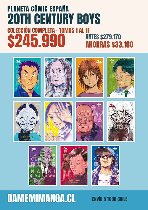 20Th Century Boys Colección Completa (11 tomos) – Planeta Cómic España