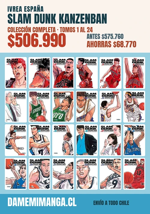 Slam Dunk Kanzenban Colección Completa (24 tomos) – Ivrea España