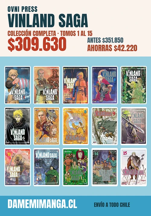 Vinland Saga Colección Completa (15 tomos) – Ovni Press