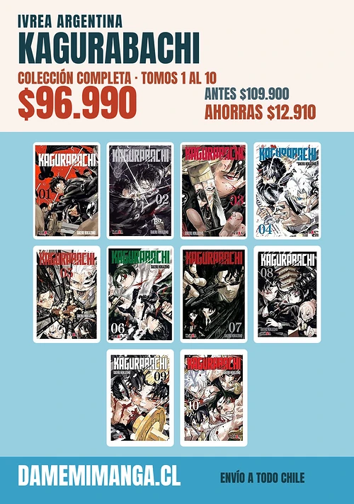 Kagurabachi Colección Completa (10 tomos) – Ivrea Argentina