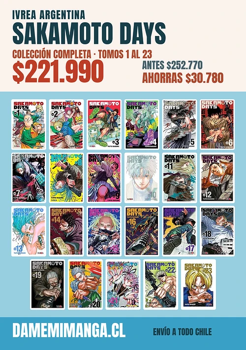 Sakamoto Days Colección Completa (23 tomos) – Ivrea Argentina