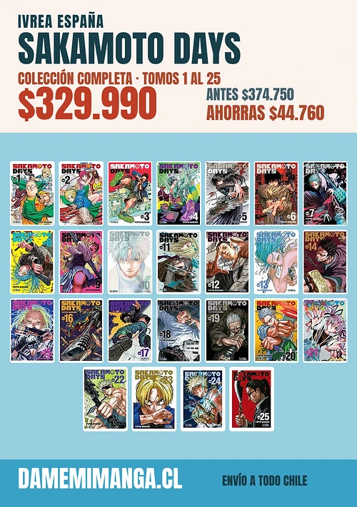 Sakamoto Days Colección Completa (25 tomos) – Ivrea España