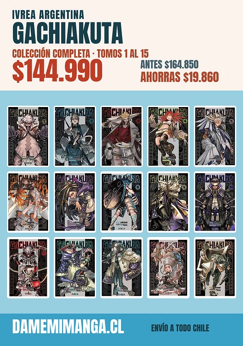 Gachiakuta Colección Completa (15 tomos) – Ivrea Argentina
