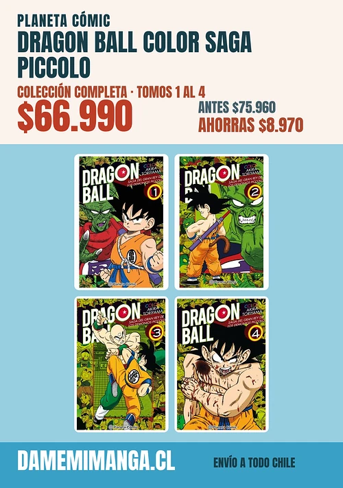 Dragon Ball Color Saga Piccolo Colección Completa (4 tomos) – Planeta Cómic