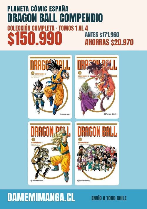 Dragon Ball Compendio Colección Completa (4 tomos) – Planeta Cómic España