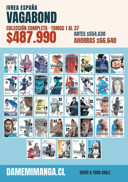 Vagabond Colección Completa (37 tomos) – Ivrea España