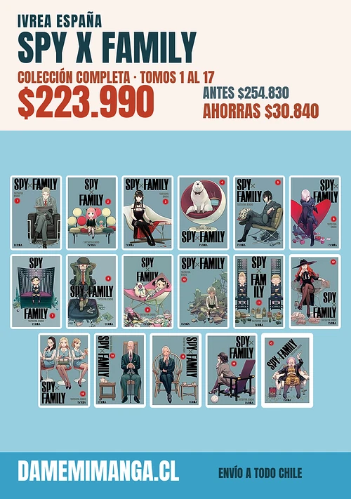 Spy X Family Colección Completa (17 tomos) – Ivrea España