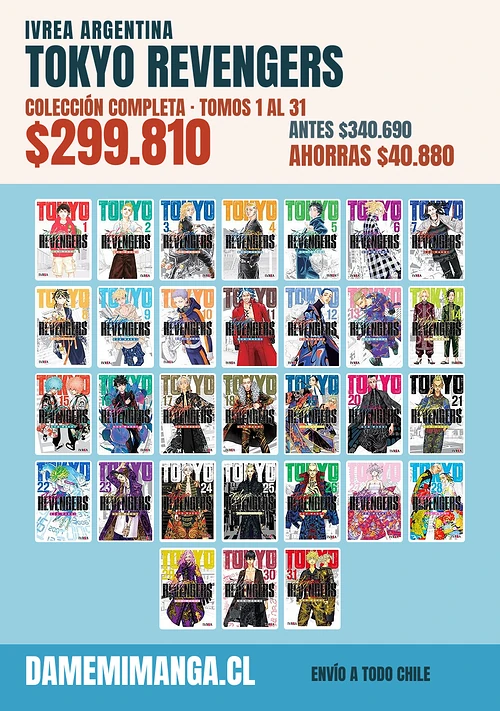 Tokyo Revengers Colección Completa (31 tomos) – Ivrea Argentina