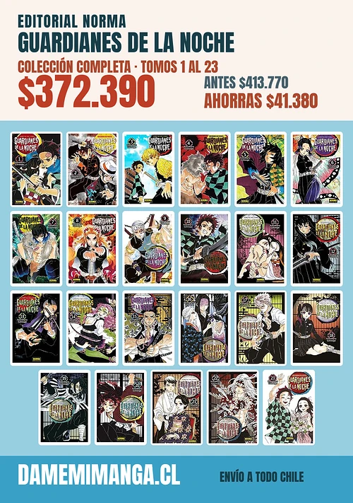 Guardianes De La Noche Colección Completa (23 tomos) – Editorial Norma
