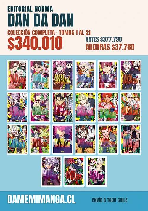 Dan Da Dan Colección Completa (21 tomos) – Editorial Norma