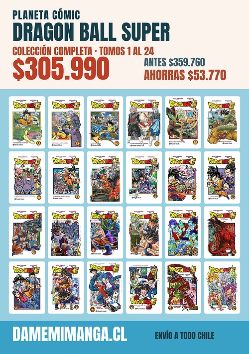 Dragon Ball Super Colección Completa (24 tomos) – Planeta Cómic