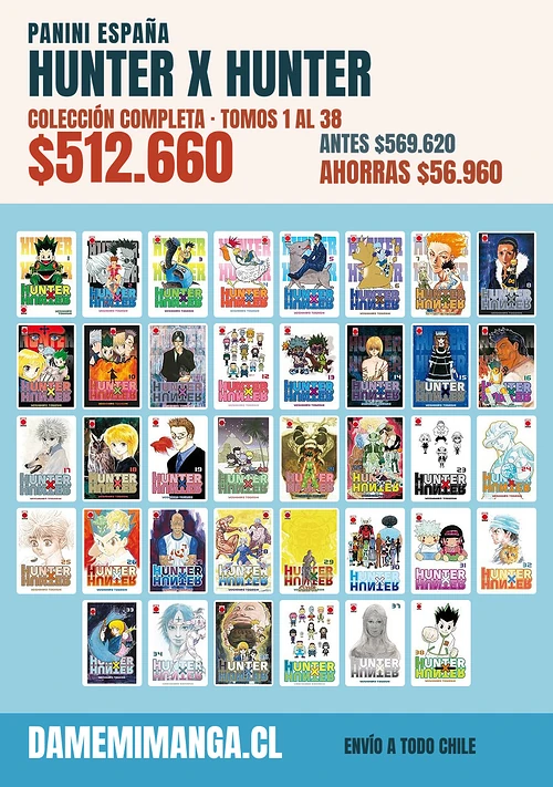 Hunter X Hunter Colección Completa (38 tomos) – Panini España