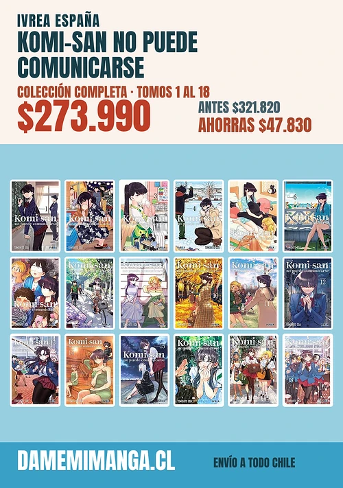 Komi-San No Puede Comunicarse Colección Completa (18 tomos) – Ivrea España