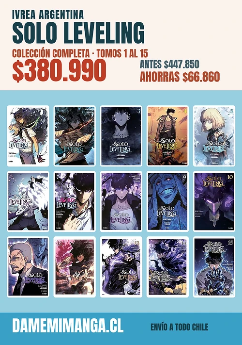 Solo Leveling Colección Completa (15 tomos) – Ivrea Argentina