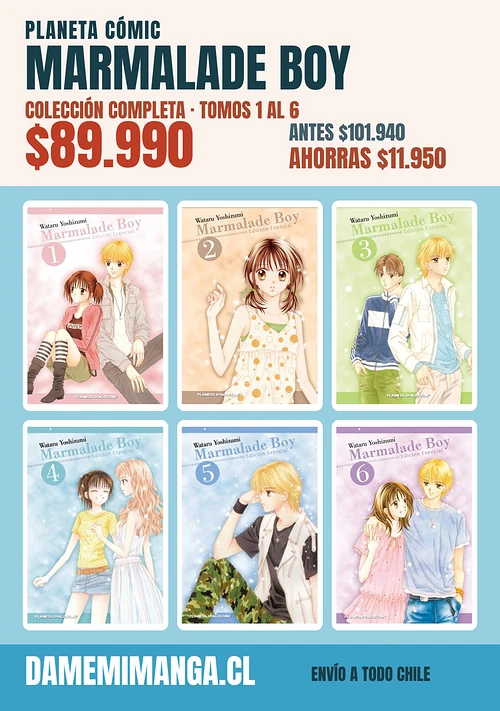 Marmalade Boy Colección Completa (6 tomos) – Planeta Cómic