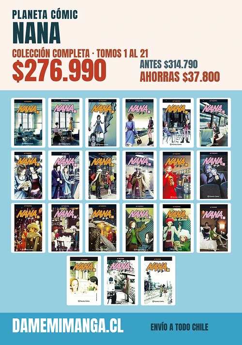 Nana Colección Completa (21 tomos) – Planeta Cómic