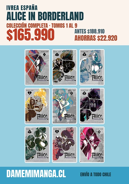Alice In Borderland Colección Completa (9 tomos) – Ivrea España