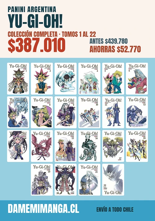 Yu-Gi-Oh! Colección Completa (22 tomos) – Panini Argentina