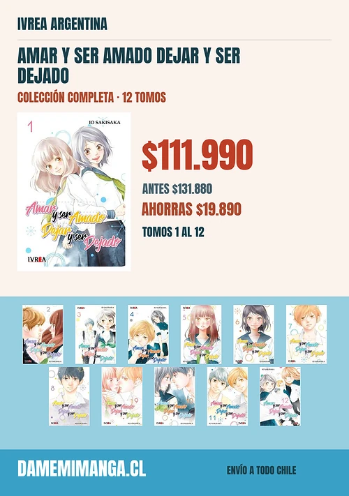Amar Y Ser Amado Dejar Y Ser Dejado Colección Completa (12 tomos) – Ivrea Argentina