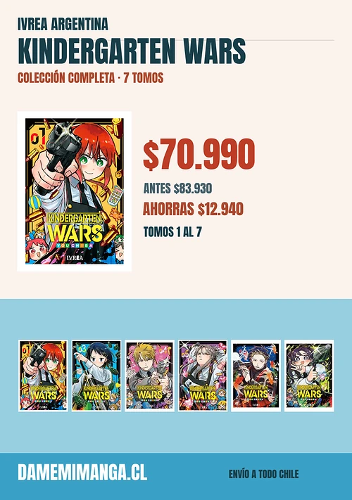 Kindergarten Wars Colección Completa (7 tomos) – Ivrea Argentina