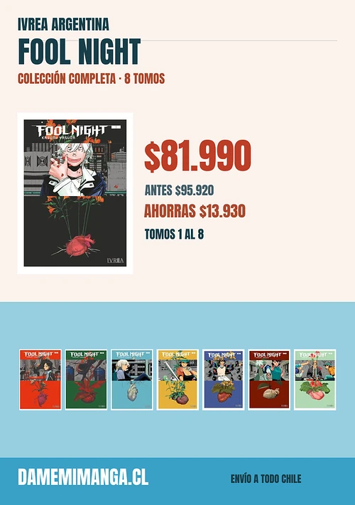 Fool Night Colección Completa (8 tomos) – Ivrea Argentina