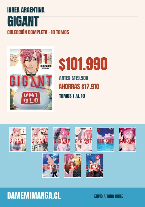 Gigant Colección Completa (10 tomos) – Ivrea Argentina