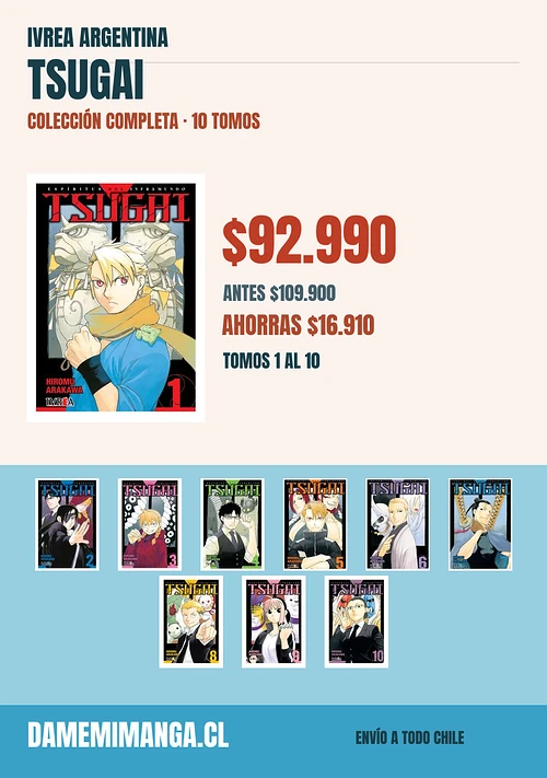 Tsugai Colección Completa (10 tomos) – Ivrea Argentina