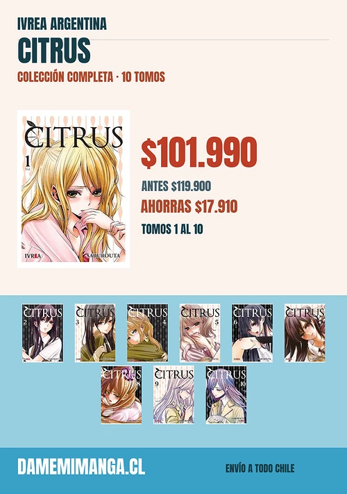 Citrus Colección Completa (10 tomos) – Ivrea Argentina