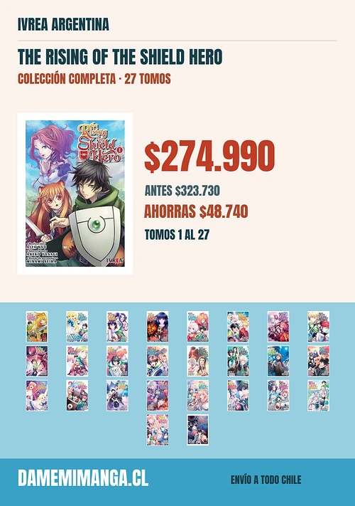 The Rising of the Shield Hero Colección Completa (27 tomos) – Ivrea Argentina