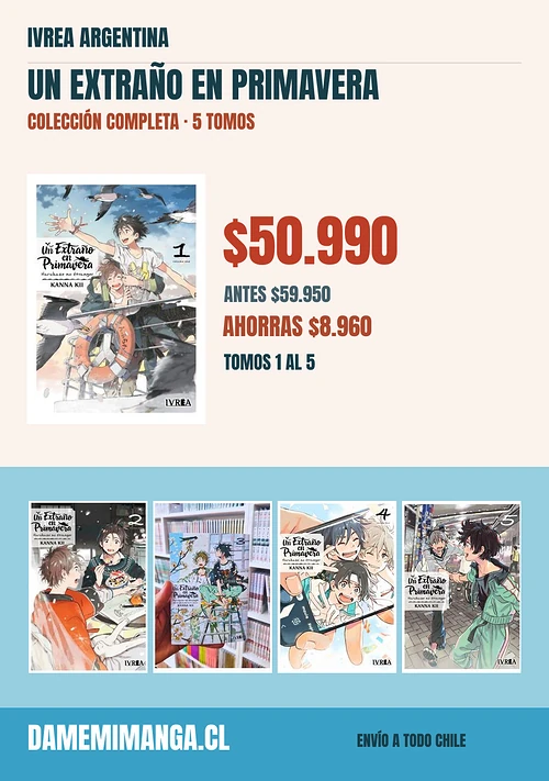 Un Extraño En Primavera Colección Completa (5 tomos) – Ivrea Argentina