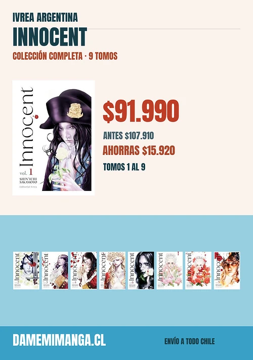 Innocent Colección Completa (9 tomos) – Ivrea Argentina