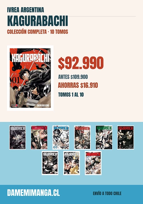 Kagurabachi Colección Completa (10 tomos) – Ivrea Argentina