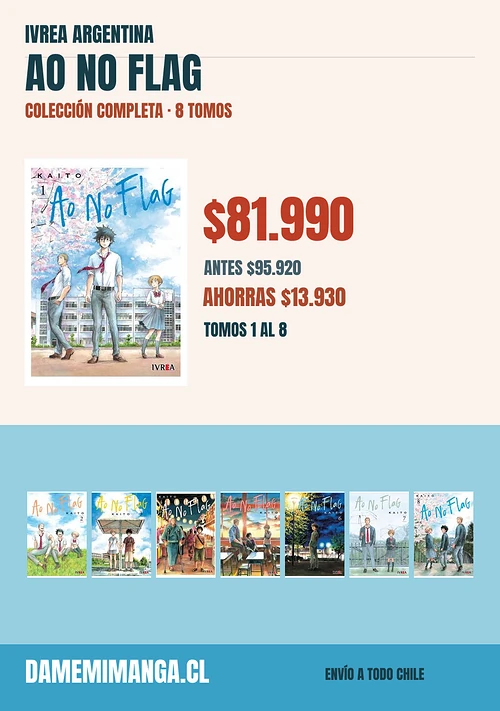 Ao No Flag Colección Completa (8 tomos) – Ivrea Argentina