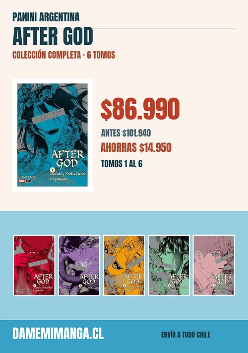 After God Colección Completa (6 tomos) – Panini Argentina