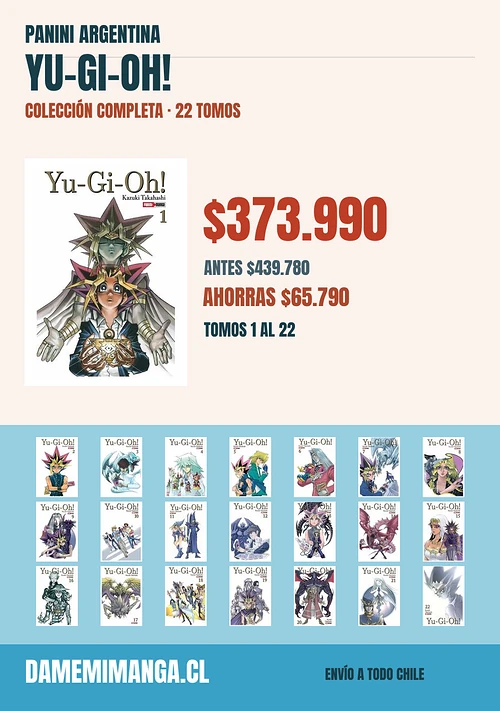 Yu-Gi-Oh! Colección Completa (22 tomos) – Panini Argentina