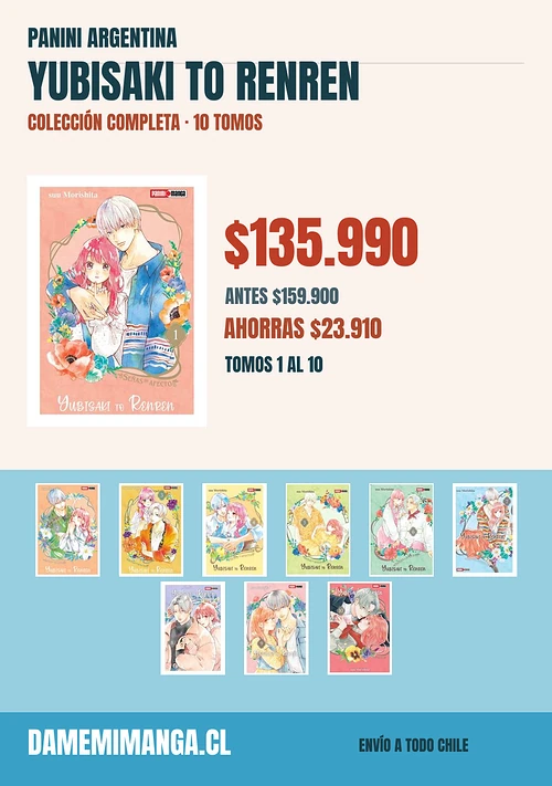 Yubisaki To Renren Colección Completa (10 tomos) – Panini Argentina