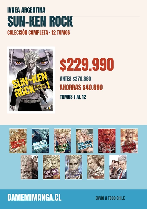 Sun-Ken Rock Colección Completa (12 tomos) – Ivrea Argentina