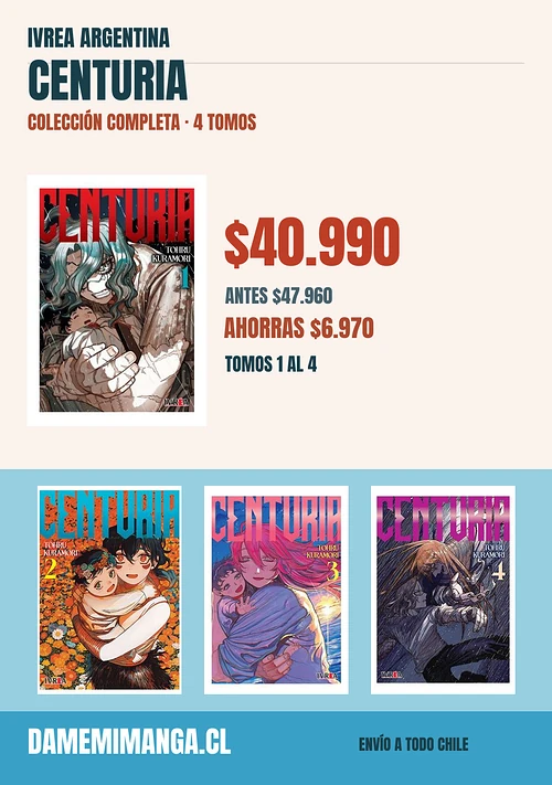 Centuria Colección Completa (4 tomos) – Ivrea Argentina