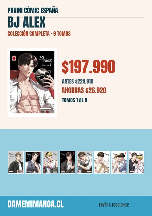 Bj Alex Colección Completa (9 tomos) – Panini Cómic España
