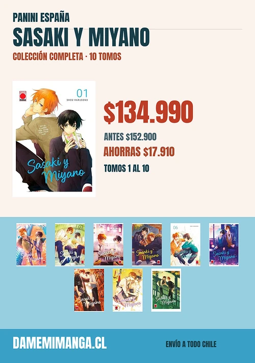 Sasaki y Miyano Colección Completa (10 tomos) – Panini España