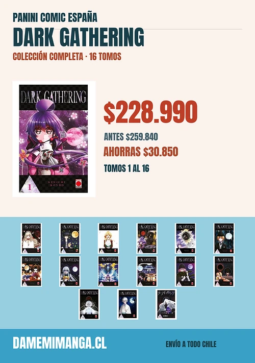 Dark Gathering Colección Completa (16 tomos) – Panini Comic España