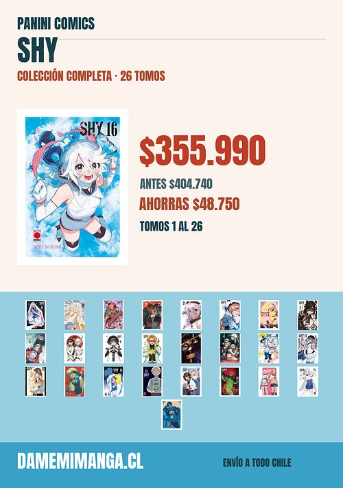 Shy Colección Completa (26 tomos) – Panini Comics