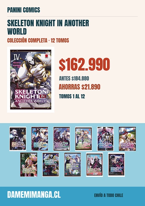 Skeleton Knight in Another World Colección Completa (12 tomos) – Panini Comics